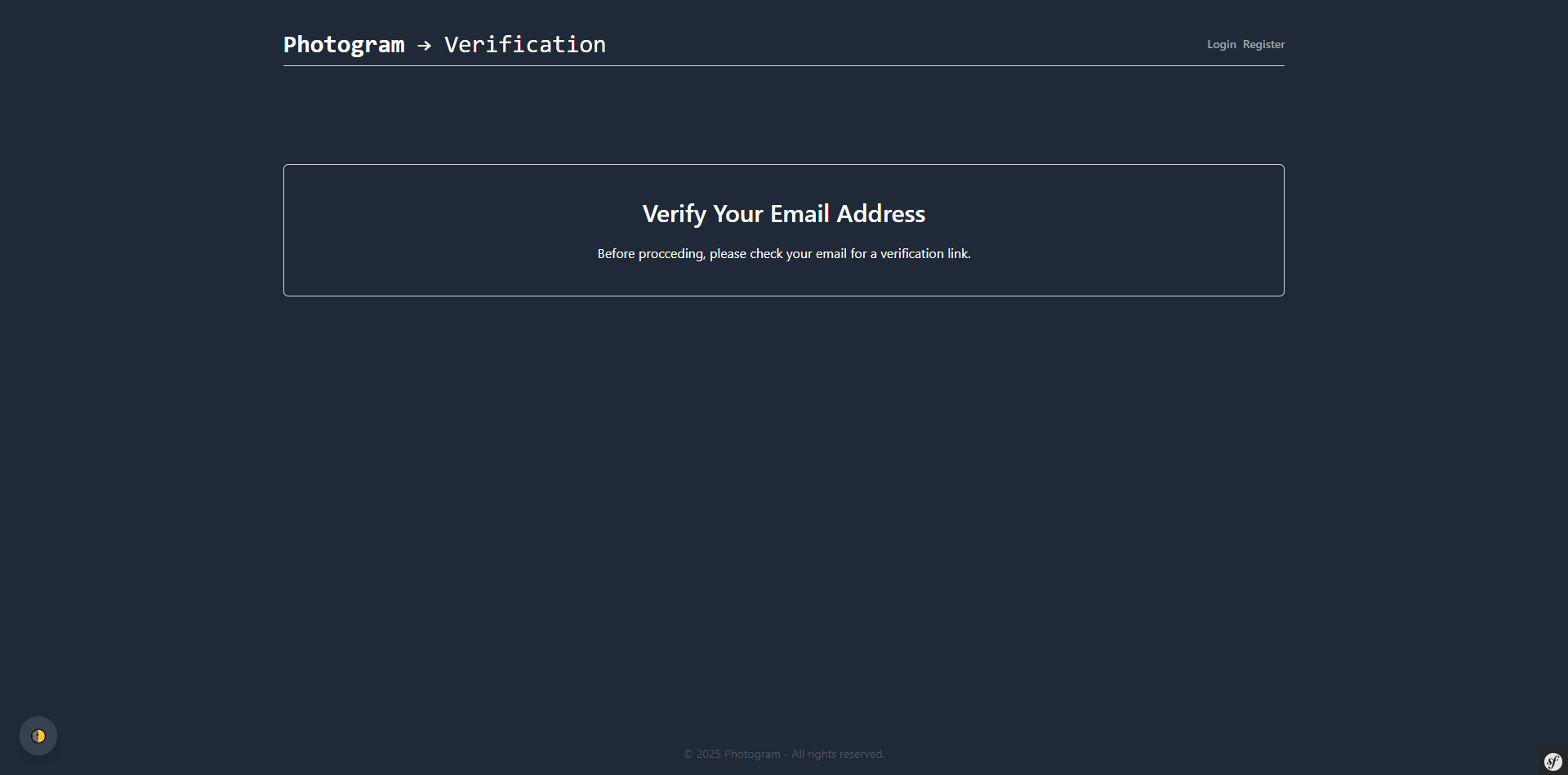 email verification