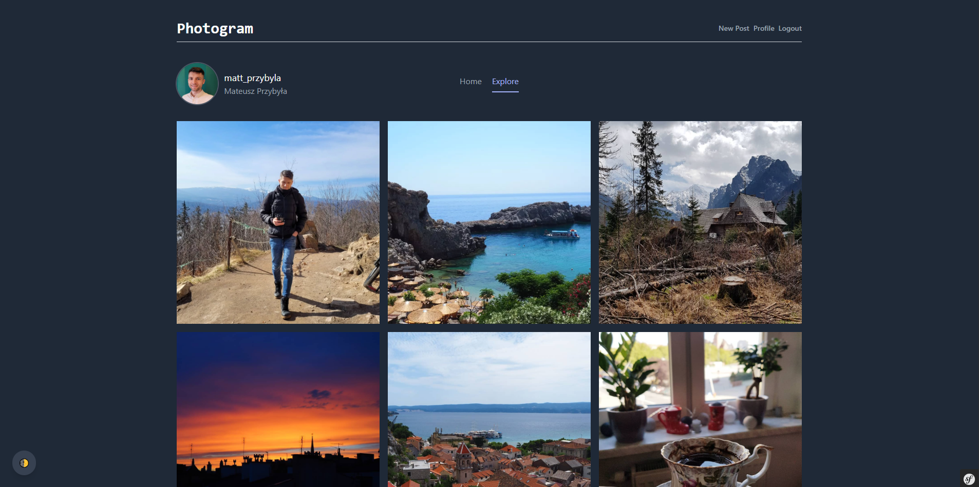 explore feed